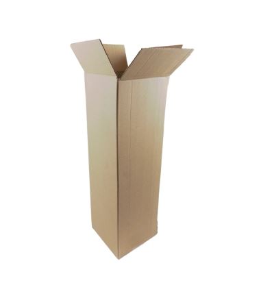 Kartónová krabica podlhovastá, 3vrstvová, dĺžka 180 mm, šírka 180 mm, výška 600 mm
