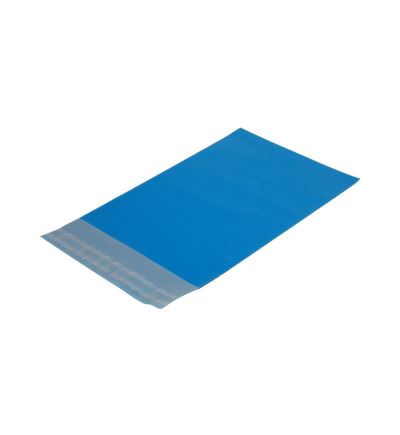 Plastové obálky 400x500 mm, 100 ks/bal., modré