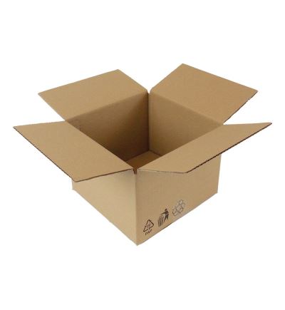 Kartónová krabica, 3vrstvová, dĺžka 200 mm, šírka 200 mm, výška 150 mm