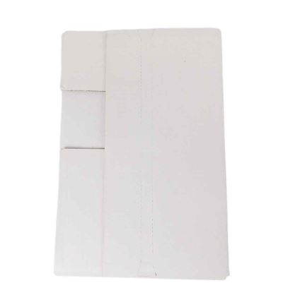Poštový obal na knihy s lepiacim pásikom, biely, dĺžka 340 mm, šírka 233 mm, formát A4, nastaviteľná výška