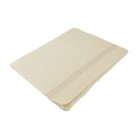 Tkaná handra na podlahu, dĺžka 80 cm, šírka 60 cm, biela