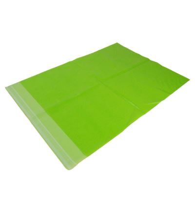 EKO Plastová obálka šírka 400 mm, dĺžka 500 mm, zelená, 100 ks