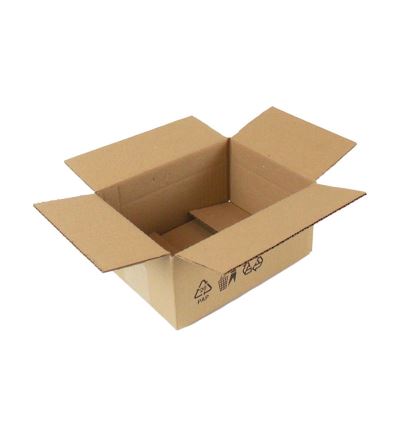 Kartónová krabica, 3vrstvová, dĺžka 200 mm, šírka 150 mm, výška 100 mm