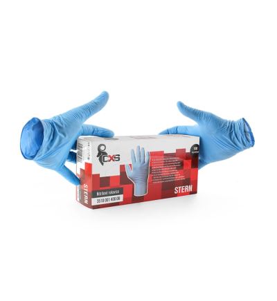 Pracovné ochranné rukavice STERN, nitrilové, veľkosť 9"