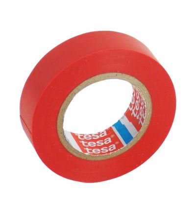 Elektroizolačná páska, 15 mm x 10 m, červená