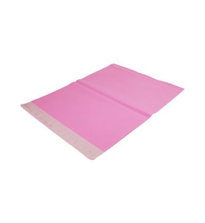 Plastové obálky, 250x350 mm, 100 ks/bal., růžové