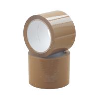 Lepiaca páska PP, solvent, šírka 75 mm, návin 60 m, hnedá (1)