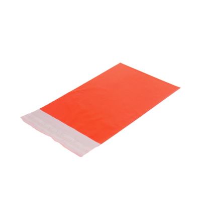 Plastové obálky, 350x450 mm, 100 ks/bal., oranžové