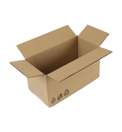 Kartónová krabica, 3vrstvová, dĺžka 200 mm, šírka 100 mm, výška 100 mm