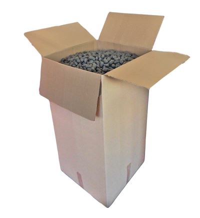 Černé fixační tělíska In BOX chips BIO, 250 litrů/krabice